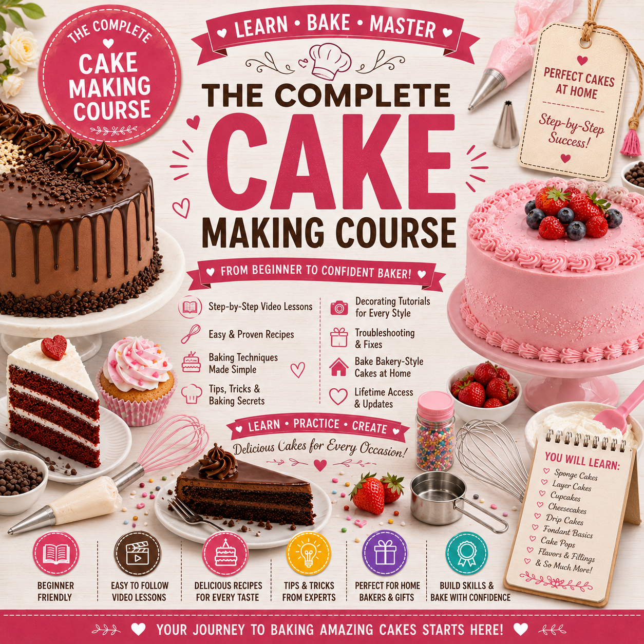The Complete Cake Making Course