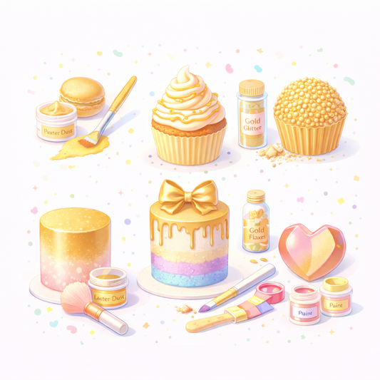 Edible Gold & Metallic Finishing Guide