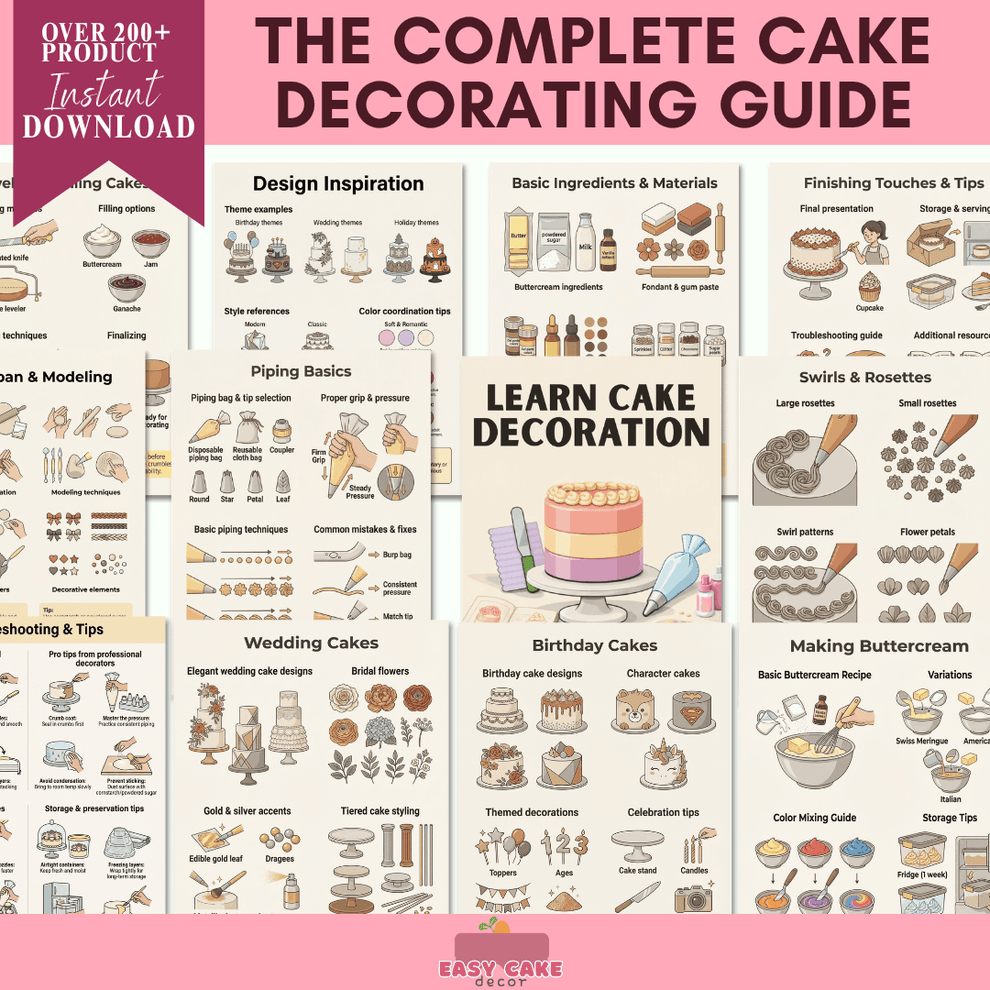 The Complete Cake Decorating Guide – Easy Cake Decor