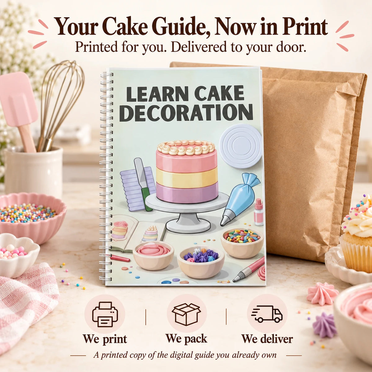 Cake Decorating Guide - Printing & Home Delivery
